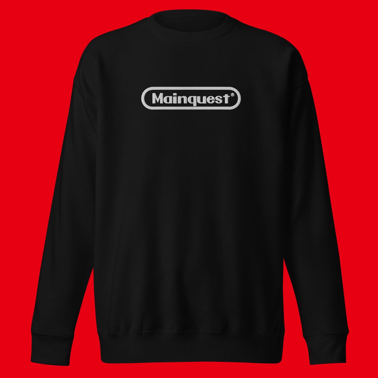 Mainquest Entertainment System Embroidered Jumper